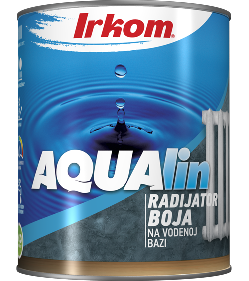 AQUAlin vodena boja za radijatore je dekorativni premaz koji se odlikuje izuzetnom pokrivnom moći, elastičnošću, tvrdoćom i otpornošću na toplotu. Tokom vremena ovaj premaz ne žuti. Sadrži aditive protiv korozije i može se direktno nanositi na korodirane radijatore u ciju reparacije starih premaza.